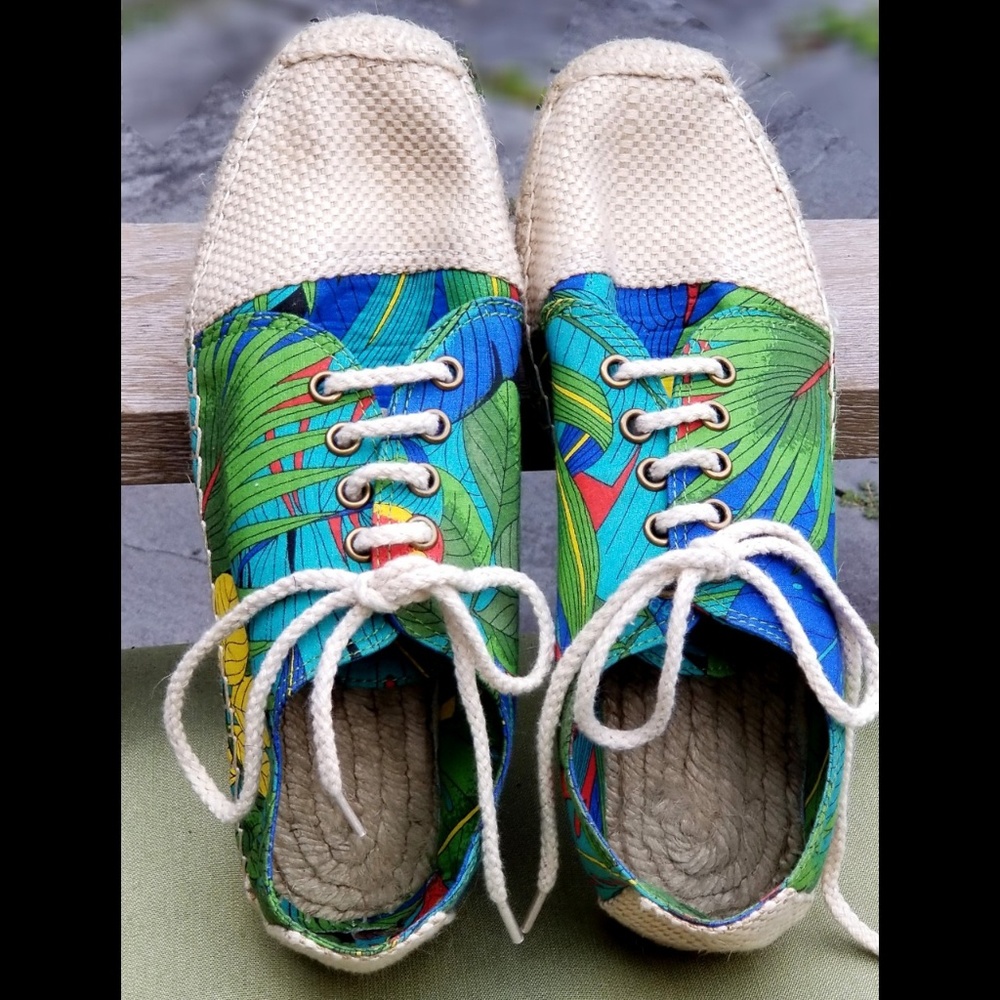new F-TROUPE Parrot ESPADRILLES Shoes 39 size 9